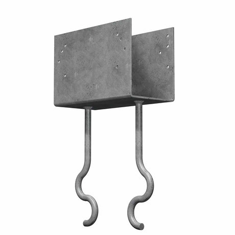 Simpson Strong-Tie CCQM5.50-SDS (5-1/2") Column Cap for Beam with SDS Screws - Secure Column-to-Beam Connection for Concrete Piers