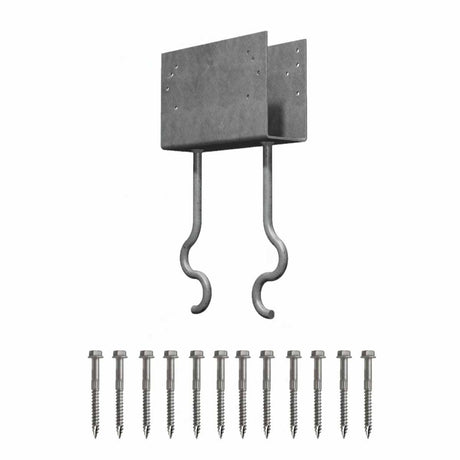 Simpson Strong-Tie CCQM5.50-SDS (5-1/2") Column Cap for Beam with SDS Screws - Secure Column-to-Beam Connection for Concrete Piers - 2