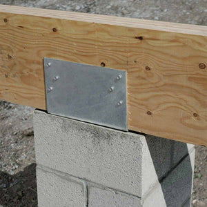 Simpson Strong-Tie CCQM5.50-SDS (5-1/2") Column Cap for Beam with SDS Screws - Secure Column-to-Beam Connection for Concrete Piers - 4