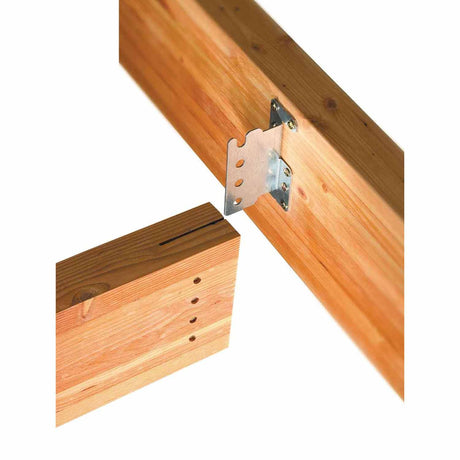 Simpson Strong-Tie CJT5ZS (12-Gauge) ZMAX Galvanized Concealed Joist Tie with Short Pins - 4