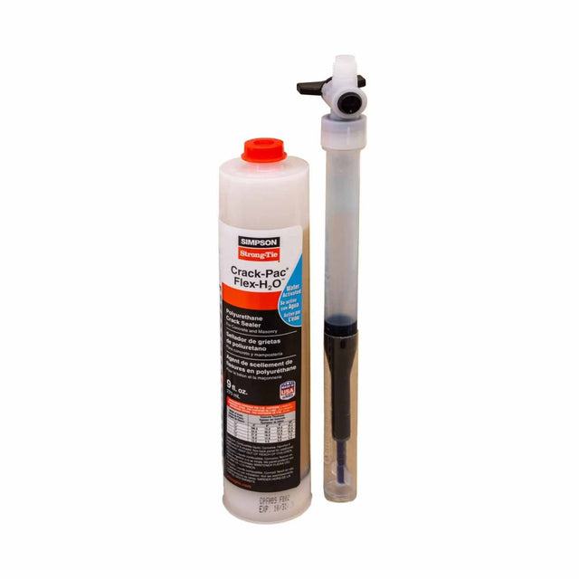 Simpson Strong-Tie CPFH09 (9 oz.) Crack-Pac Flex-H2O Polyurethane Crack Sealer Cartridge (1 Piece)
