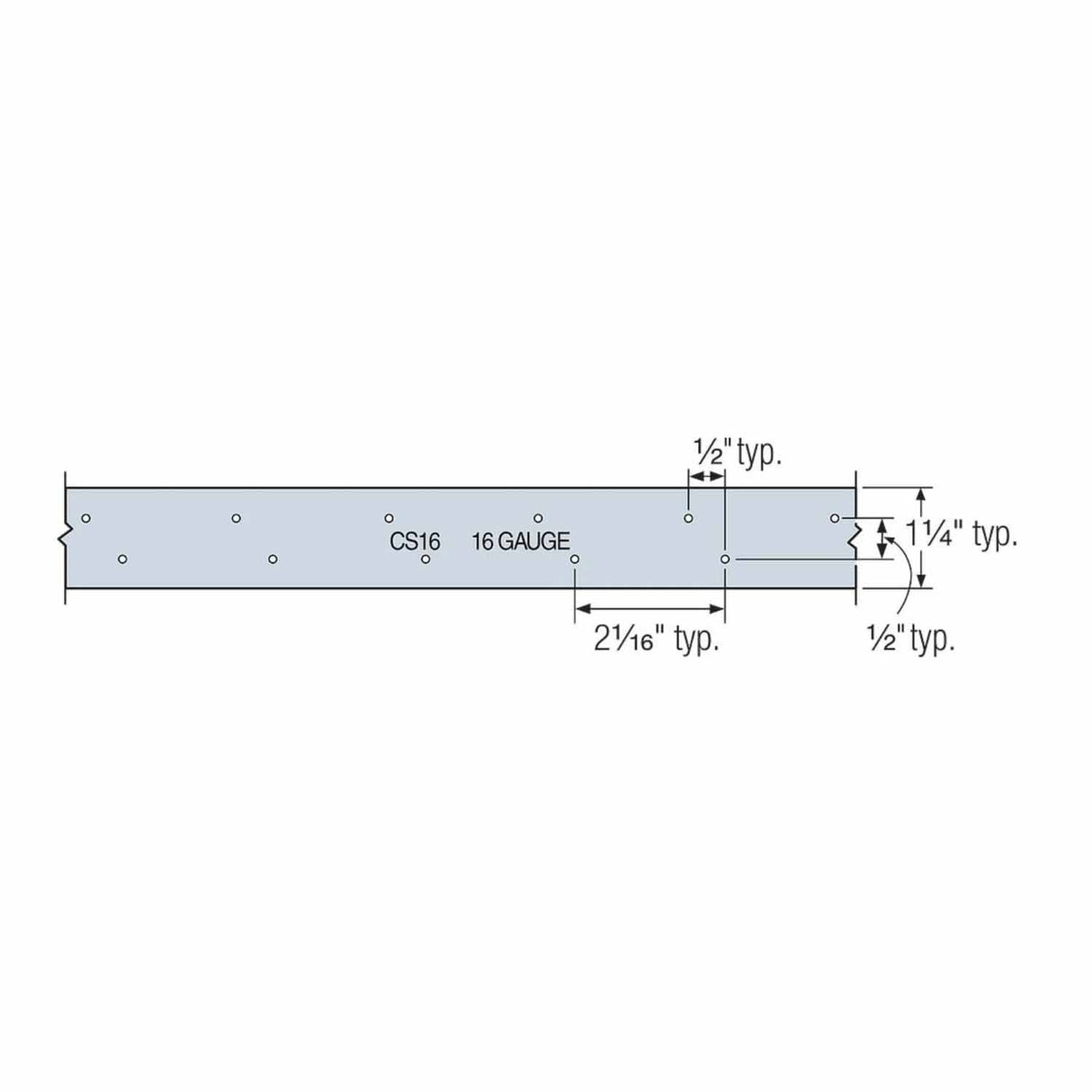 Simpson Strong-Tie CS16 (16-Gauge 150') Galvanized Coiled Strap - 2