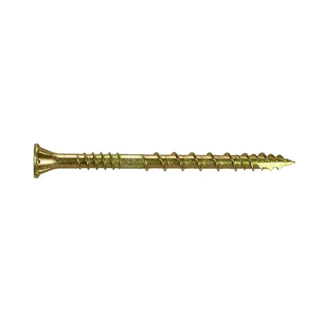 Simpson Strong-Tie CSVZ212R80 Strong-Drive (#10 x 2-1/2") Strong-Drive CSV Construction Screw T25, Flat Head, Yellow Zinc (80 Pack)