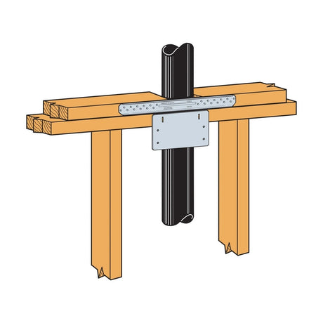 Simpson Strong-Tie CTS218 (18 in.) Compression and Tension Strap for Wood Repair - 4