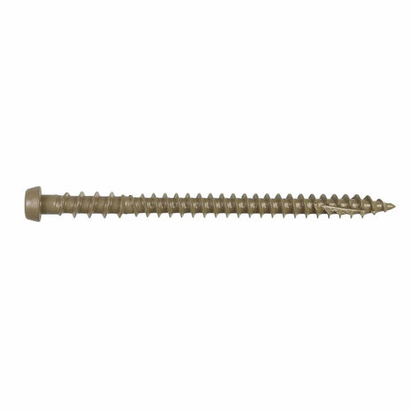 Simpson DCU234BR01MB Strong-Tie Deck-Drive DCU Composite Screw #10 x 2-3/4" T20 Quik Guard Brown 01