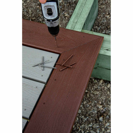 Simpson DCU234BR01MB Strong-Tie Deck-Drive DCU Composite Screw #10 x 2-3/4" T20 Quik Guard Brown 01 - 6