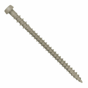 Simpson Strong-Tie DCU234GRR350 Deck-Drive (#10 x 2-3/4") T20 DCU Quik Guard Composite Screw, Gray (350 Pack)