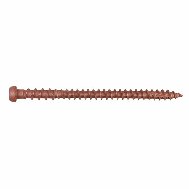 Simpson Strong-Tie DCU234RDR70 Deck-Drive (#10 x 2-3/4") T20 DCU Quik-Guard Composite Screw, Red (70 Pack)