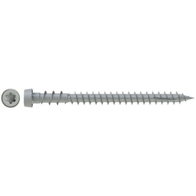 Simpson Strong-Tie DCU238SGR Deck-Drive (#10 x 2-3/4") T20 DCU Quik Guard Composite Collated Screw, Gray (1000 Pack)