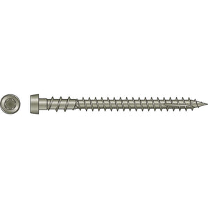 Simpson Strong-Tie DCU238SGR Deck-Drive (#10 x 2-3/4") T20 DCU Quik Guard Composite Collated Screw, Gray (1000 Pack) - 3
