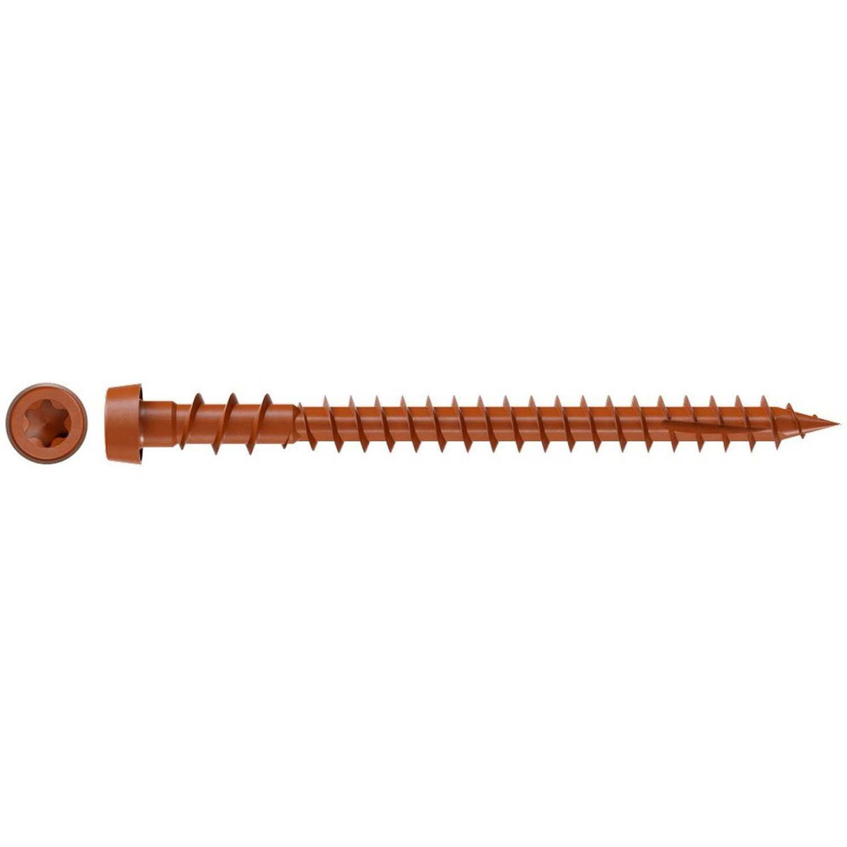 Simpson Strong-Tie DCU238STN01 Deck-Drive (#10 x 2-3/4") T20 DCU Quik Guard Composite Collated Screw, Tan (1000 Pack)