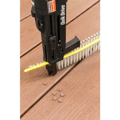 Simpson Strong-Tie DCU238STN01 Deck-Drive (#10 x 2-3/4") T20 DCU Quik Guard Composite Collated Screw, Tan (1000 Pack) - 4