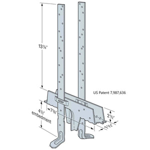 Simpson Strong-Tie DETAL20 (15-3/4") High-Capacity Embedded Truss Anchor for Concrete and Masonry Walls - 2
