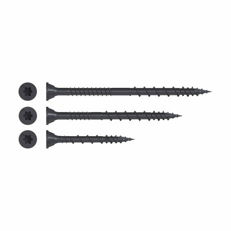 Simpson Strong-Tie DSVBK212R80 Deck-Drive (#10 x 2-1/2") DSV Wood Screw, Flat Head, Quik Guard Coating, Black (80 Pack) - 6