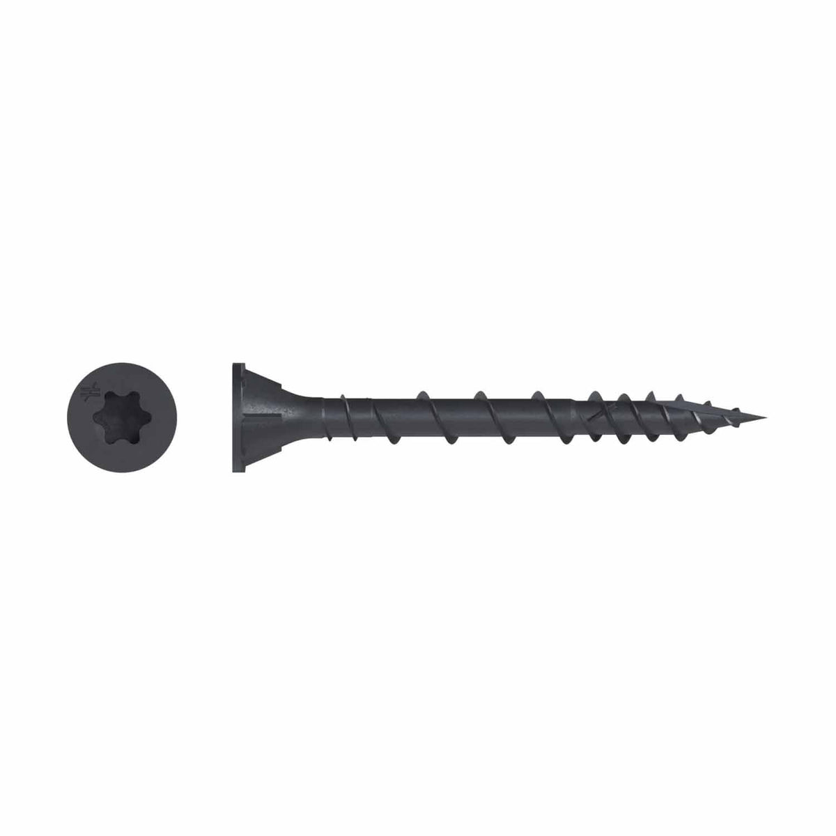 Simpson Strong-Tie DSVBK3R210 Deck-Drive (#10 x 3") DSV Wood Screw, Flat Head, Quik Guard Coating, Black (210 Pack)