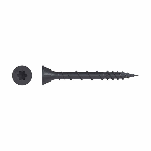 Simpson Strong-Tie DSVBK3R210 Deck-Drive (#10 x 3") DSV Wood Screw, Flat Head, Quik Guard Coating, Black (210 Pack)