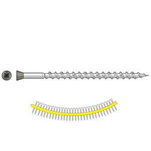 Simpson Strong-Tie DTH212S305GR (#7 x 2-1/2") Trim-Head Collated Screw, Sharp Point, Type 305, Gray (1000 Pack)