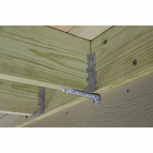 Simpson Strong-Tie DTT1Z-KT (1-1/2" x 7-1/8") 14 Gauge Deck Tension Tie - ZMAX Finish (4 Pack) - 4