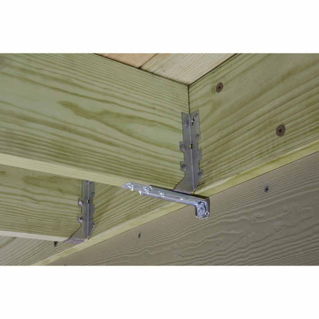 Simpson Strong-Tie DTT1Z-KT (1-1/2" x 7-1/8") 14 Gauge Deck Tension Tie - ZMAX Finish (4 Pack) - 4