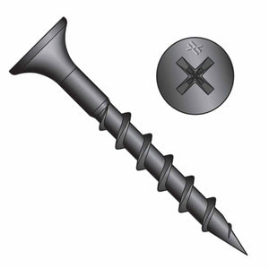 Simpson Strong-Tie DWC114PS (#6 x 1-1/4") Collated Drywall Screw #2 Phillips Bugle-Head Gray Phosphate (2500 Pack) - 2