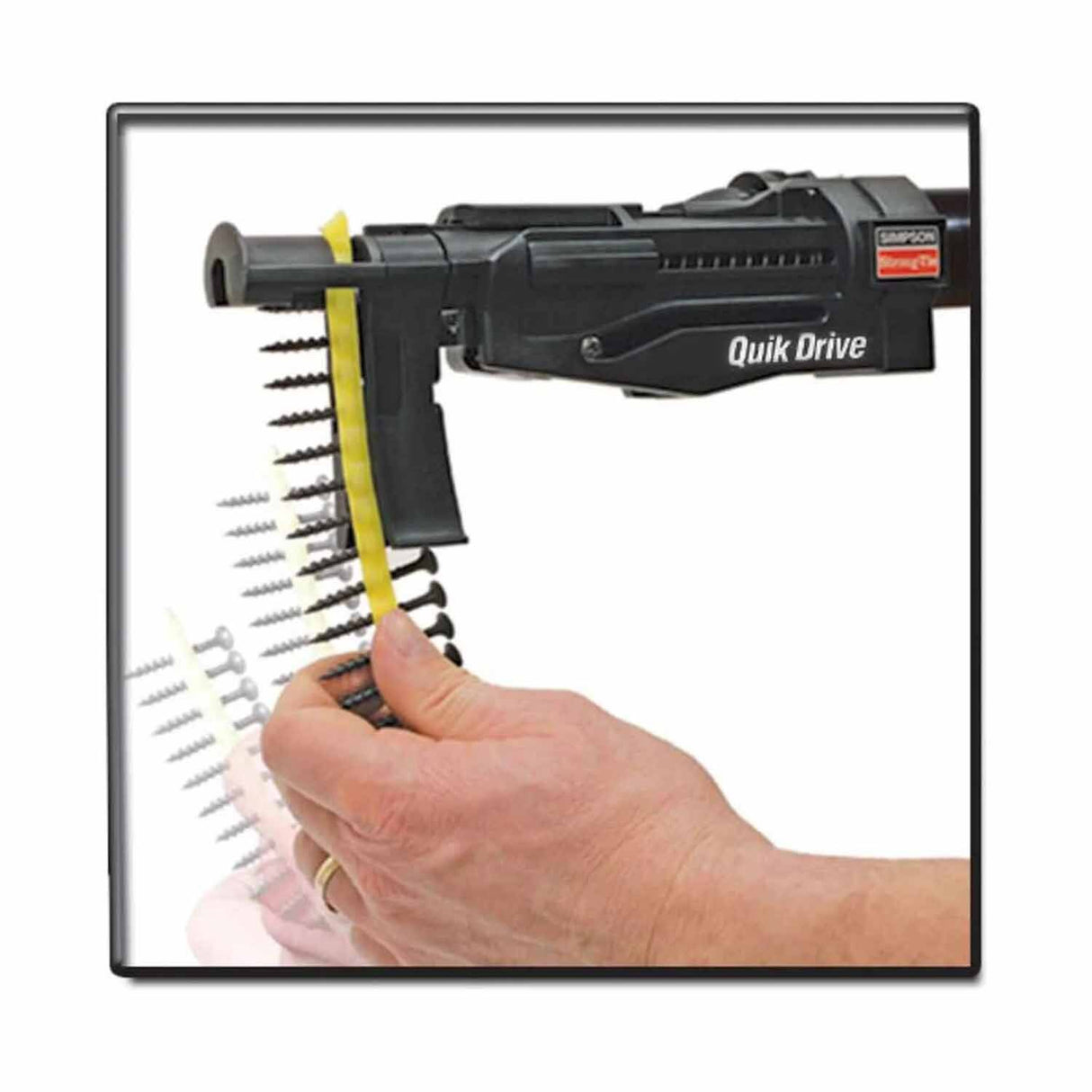 Simpson Strong-Tie DWC114PS (#6 x 1-1/4") Collated Drywall Screw #2 Phillips Bugle-Head Gray Phosphate (2500 Pack) - 5