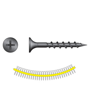 Simpson DWC212PS Quik Drive DWC Drywall Screw Gray Phosphate (1500 Pack)