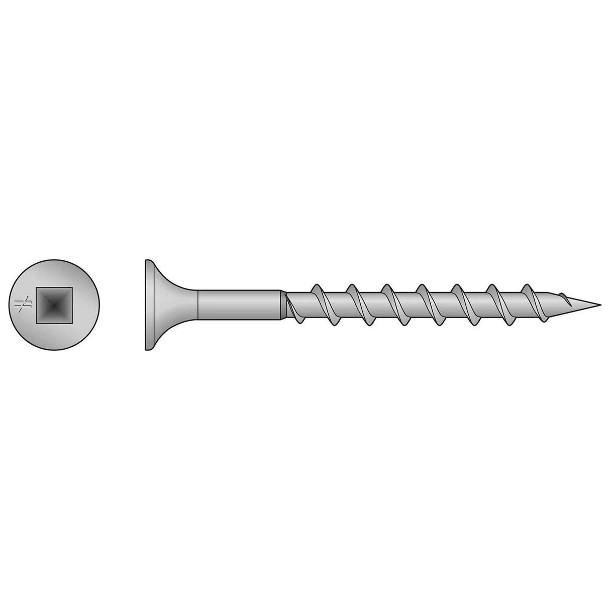 Simpson DWCG158S Quik Drive DWC Drywall Screw for Wood-to-Wood Fastening (2500 Pack)