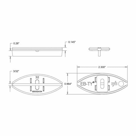 Simpson Strong-Tie EB332WDR100 (2-1/4") Premium Hidden Deck Fastener System with Type 305 Screws (100 Pack) - 4