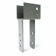 Simpson ECC5 1/4-8 Strong-Tie End Column Cap for 5-1/8" Beam and 8x Post - Heavy-Duty Steel, Gray Paint