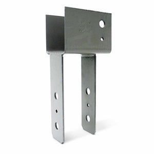 Simpson ECC5 1/4-8 Strong-Tie End Column Cap for 5-1/8" Beam and 8x Post - Heavy-Duty Steel, Gray Paint