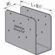 Simpson Strong-Tie ECCOQ4-SDS2.5 End Column Cap for 4x Beam, Quick-Install, No Coating