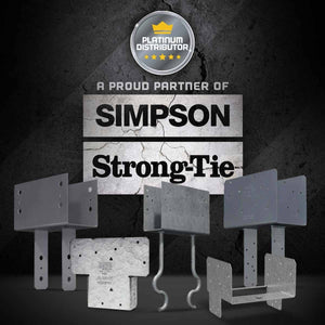 Simpson Strong-Tie ECCOQ7-SDS2.5 End Column Cap for 7x Beam - Quick Install, Field Weldable, SDS Screws Included - 2