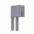 Simpson Strong-Tie ECCQ3-4SDS2.5 (3-1/8" Beam, 14 Post) Quick Install End Column Cap, Gray Paint