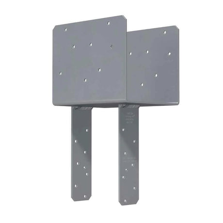 Simpson Strong-Tie ECCQ76SDS2.5 (6-3/4" Beam, 6x Post) End Column Cap with SDS Screws, Gray Paint