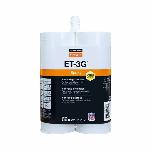 Simpson Strong-Tie ET3G56 (56 oz.) Epoxy Adhesive Cartridge for Anchoring Applications