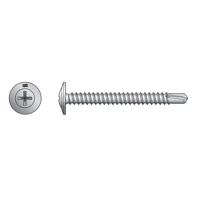 Simpson Strong-Tie F08T056KDB Self-Drilling Wire-Lath Modified Truss-Head Screw (8000 Pack)