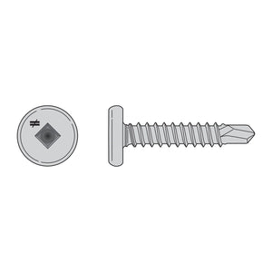 Simpson F10T100PSM Self-Drilling Pancake-Head Screw (1000 Pack)