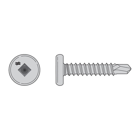 Simpson F10T100PSM Self-Drilling Pancake-Head Screw (1000 Pack)