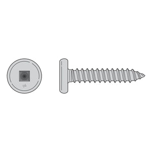 Simpson Strong-Tie F10T100PTC Pancake-Head Screw - 410 Stainless Steel (100 Pack)