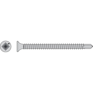 Simpson Strong-Tie F10T300BDC (#10 x 3") Self-Drilling Bugle-Head Screw, #2 Square Drive, Type 410 (100 Pack)