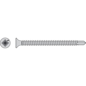 Simpson Strong-Tie F10T300BDC (#10 x 3") Self-Drilling Bugle-Head Screw, #2 Square Drive, Type 410 (100 Pack)