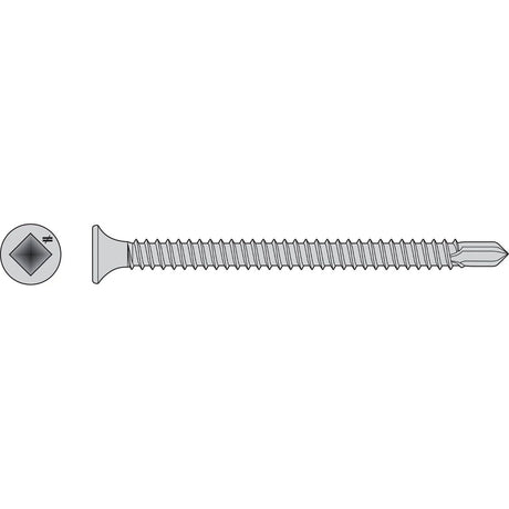 Simpson Strong-Tie F10T350BDB (#10 x 3-1/2") Self-Drilling Bugle-Head Screw #2 Square Drive, Type 410 (1000 Pack)