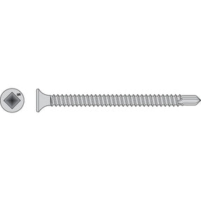Simpson Strong-Tie F10T350BDC Self-Drilling Bugle-Head Screw for Wood-to-Steel Fastening (100 Pack)