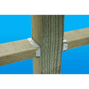 Simpson Strong-Tie FBR24Z Fence Bracket ZMAX Galvanized for 2x4 - 2