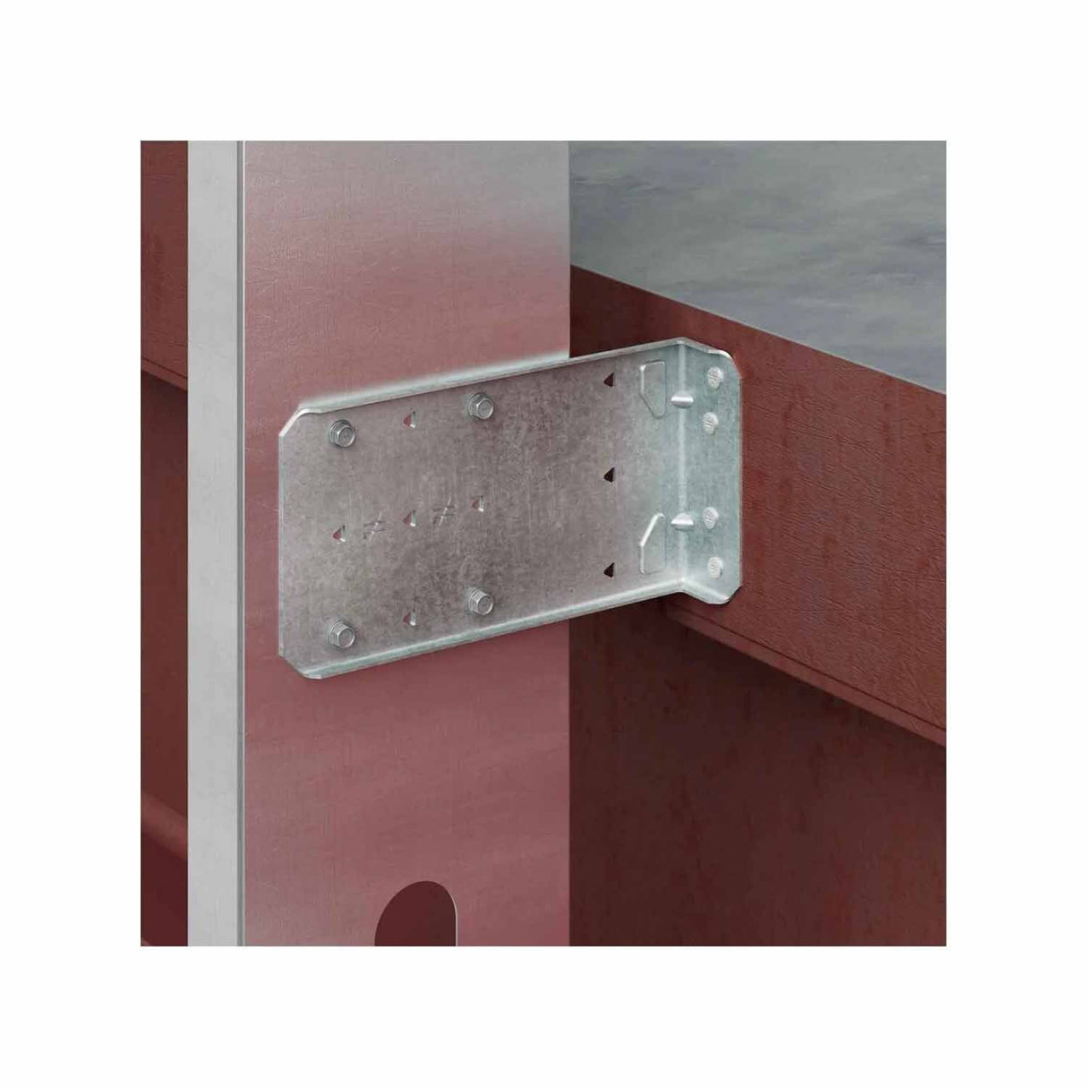 Simpson Strong-Tie FCB43.5-R25 (3-1/2 Inch) Fixed-Clip Connector for Cold-Formed Steel Framing (25 Pack) - 3