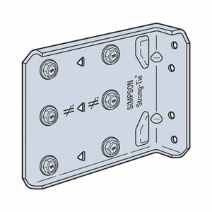 Simpson Strong-Tie FCB45.5-R25 (5-1/2") Bypass Framing Fixed-Clip Connector (25 Pack) - 3