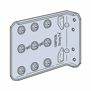 Simpson Strong-Tie FCB45.5-R25 (5-1/2") Bypass Framing Fixed-Clip Connector (25 Pack) - 6
