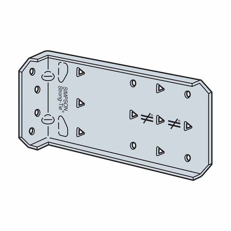 Simpson Strong-Tie FCB47.5-R25 (7-1/2") Bypass Framing Fixed-Clip Connector G90 Galvanized (25 Pack) - 2