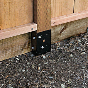 Simpson Strong-Tie FPBS44 None E-Z Spike Black Powder-Coated Post-Base Spike for 4x4 - 3