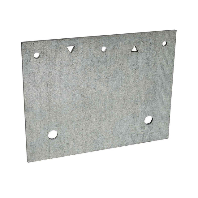 Simpson Strong-Tie FRFPHDG (7 in. x 9 in.) Flat Retrofit Foundation Plate - Hot Dip Galvanized